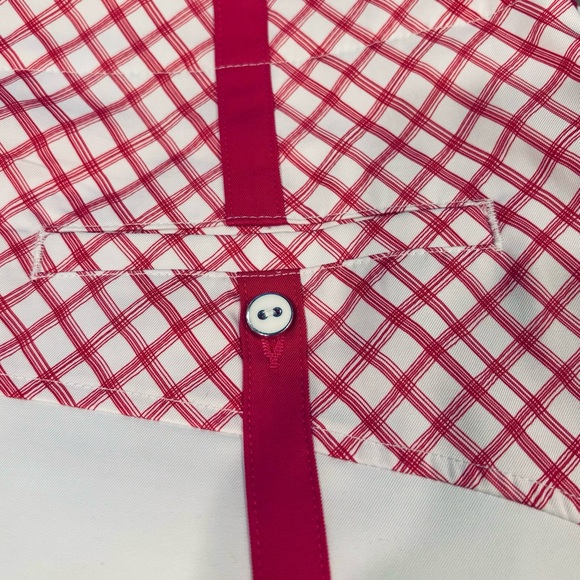 Women’s Lady Hagen Size 8 Golf or Tennis Skort Skirt White Pink Check - Picture 6 of 6